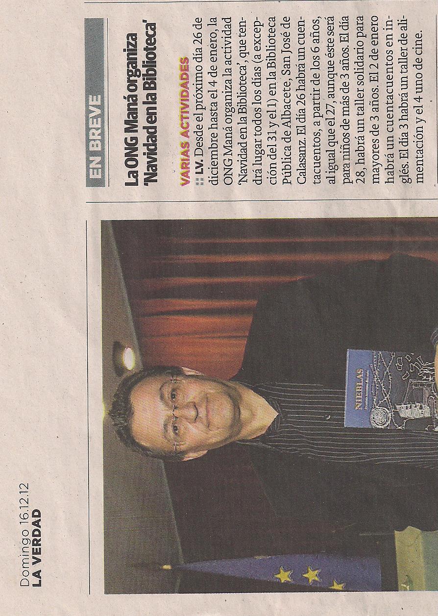 ONG Maná organiza Navidad en la Biblioteca